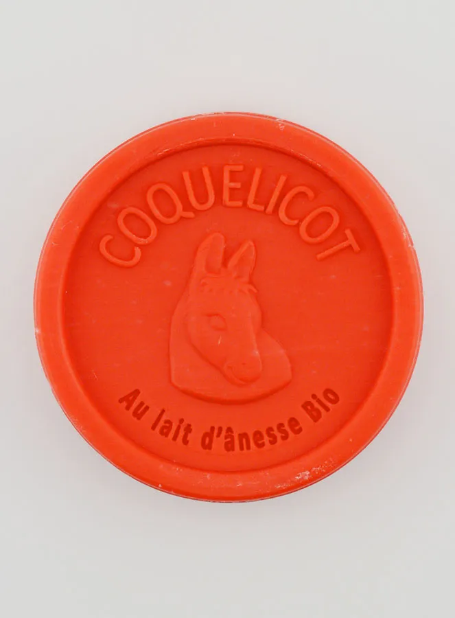 Zeep met Biologische Ezelinnenmelk en Klaproos - 100g (pic 1)