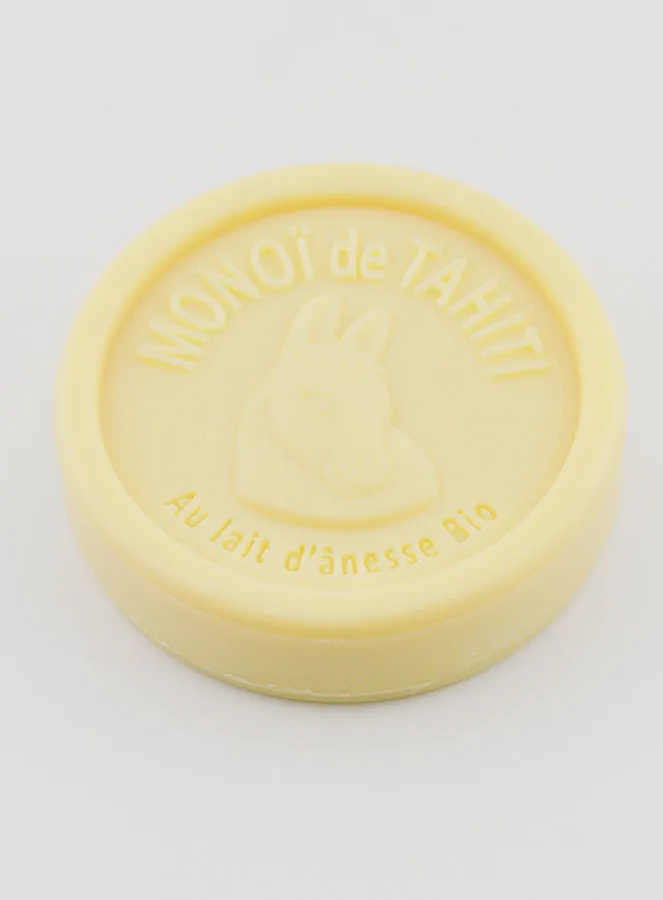 Zeep met Biologische Ezelinnenmelk en Monoï - 100g (pic 3)
