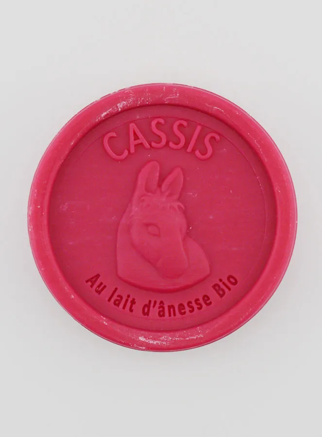 Zeep met Biologische Ezelinnenmelk en Zwarte Bessen - 100g (pic 1)