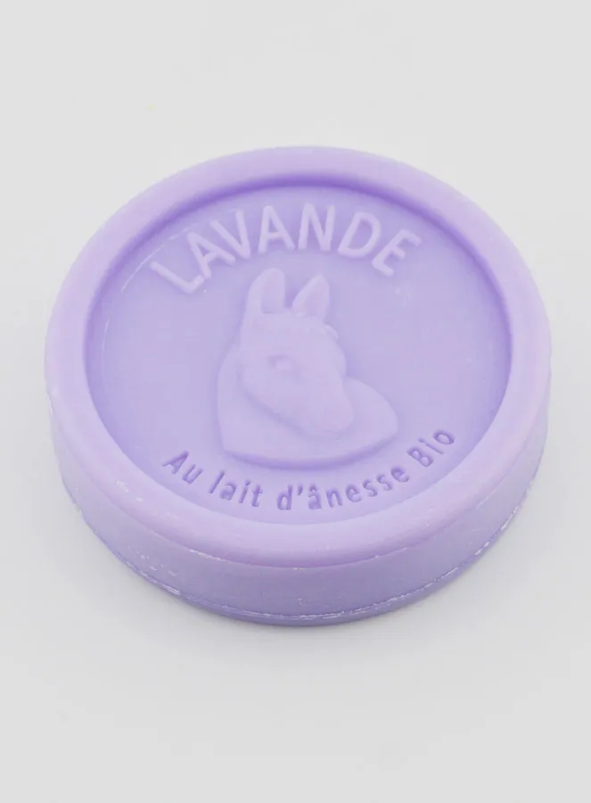 Zeep met Biologische Ezelinnenmelk en Lavendel - 100g (pic 3)