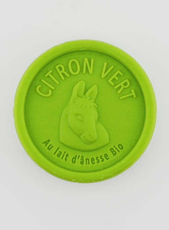 Zeep met Biologische Ezelinnenmelk en Limoen - 100g (pic 1)