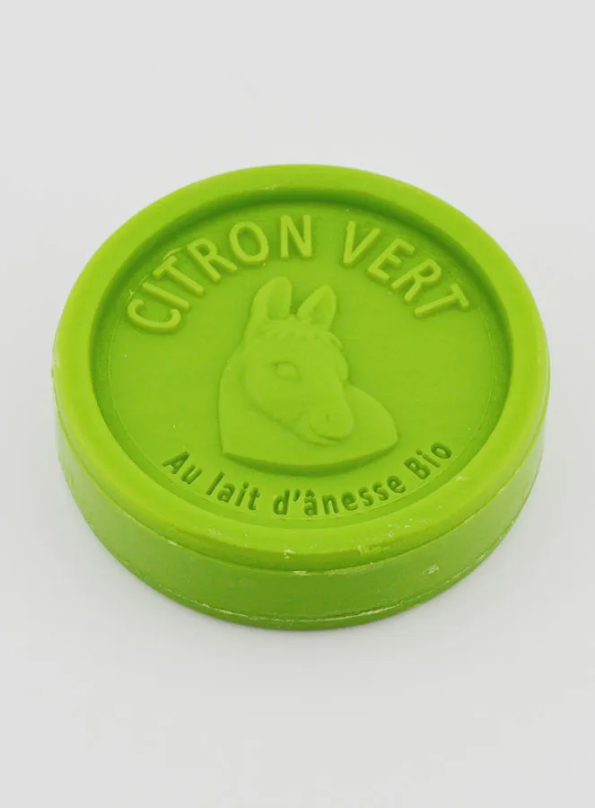 Zeep met Biologische Ezelinnenmelk en Limoen - 100g (pic 3)