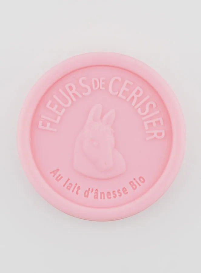 Zeep met Biologische Ezelinnenmelk en Kersenbloesem - 100g (pic 1)