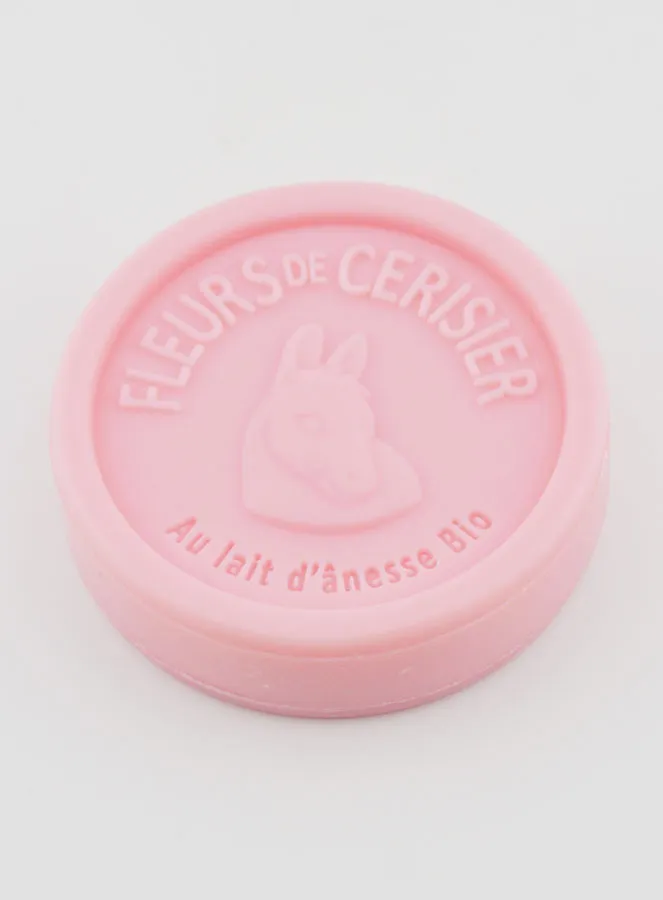 Zeep met Biologische Ezelinnenmelk en Kersenbloesem - 100g (pic 3)