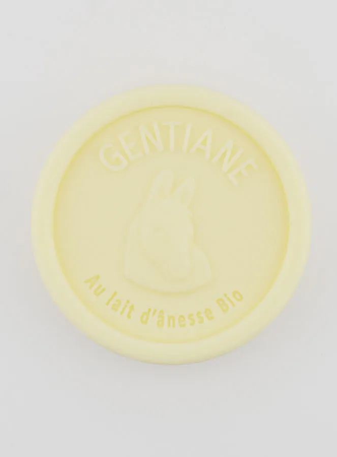 Zeep met Biologische Ezelinnenmelk en Gentiaan - 100g (pic 1)