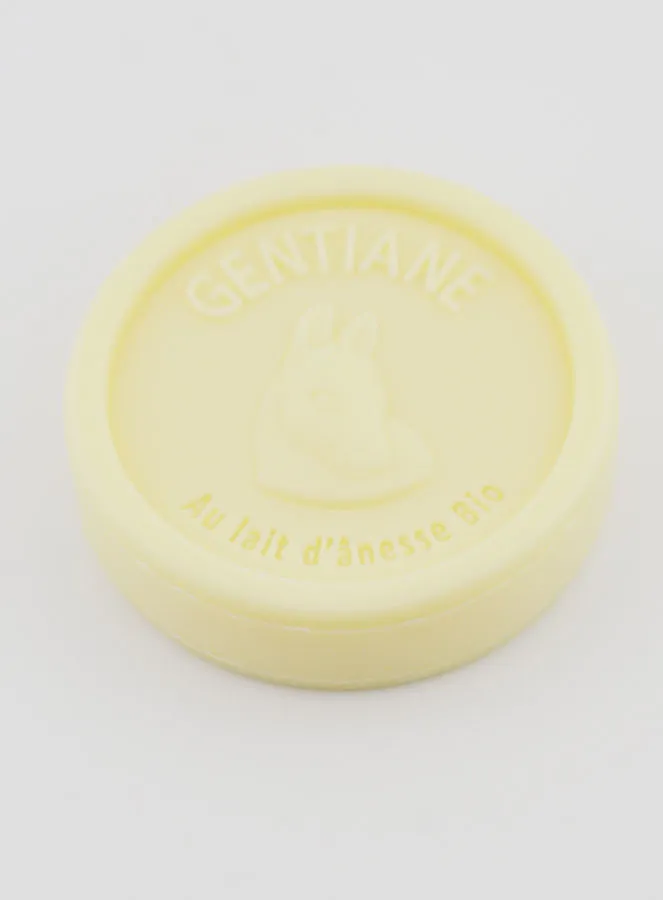 Zeep met Biologische Ezelinnenmelk en Gentiaan - 100g (pic 3)