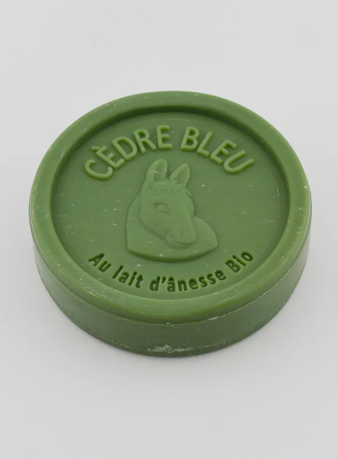 Zeep met Biologische Ezelinnenmelk en Ceder - 100g (pic 3)