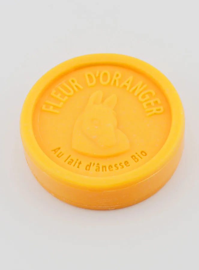 Zeep met Biologische Ezelinnenmelk en Sinaasappelbloesem - 100g (pic 3)