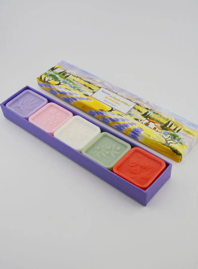 Doos van 5 Zeepjes van 25g met Olijfolie (pic 3)