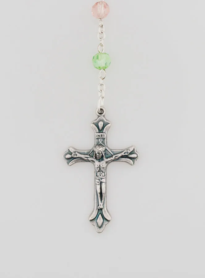 Rozenkrans Maria Wonderdadige Multicolor Kralen (pic 3)