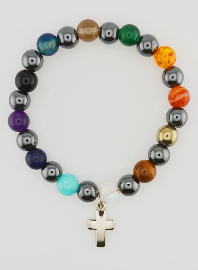 Edelsteen Armband met Hematiet (pic 1)