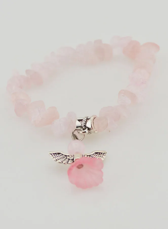 Armband Kind Beschermengel - Roze (pic 2)