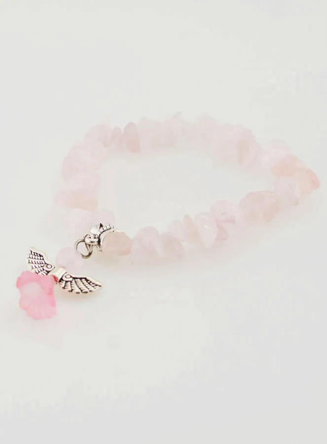 Armband Kind Beschermengel - Roze (pic 3)