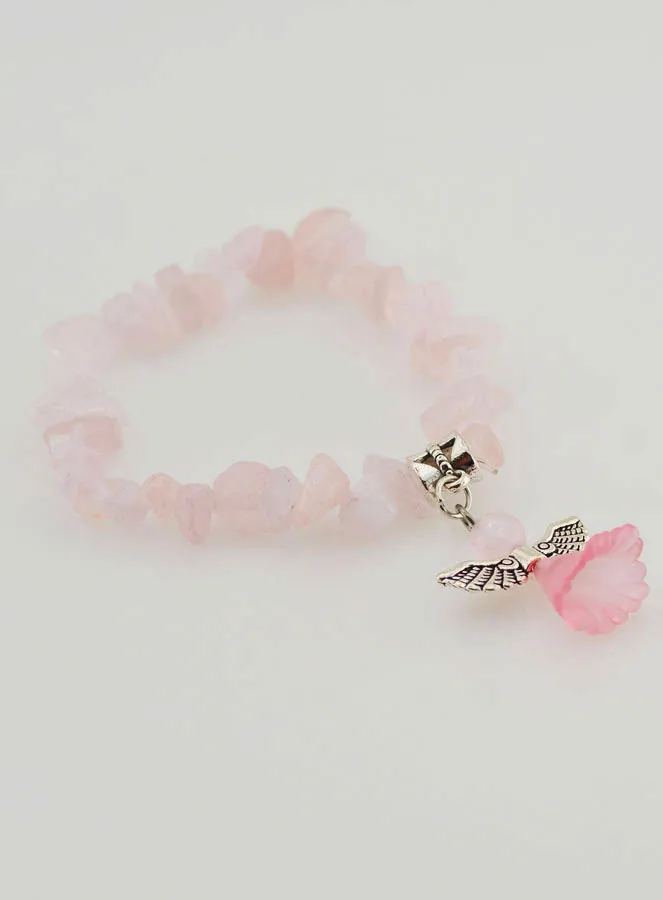 Armband Kind Beschermengel - Roze (pic 4)