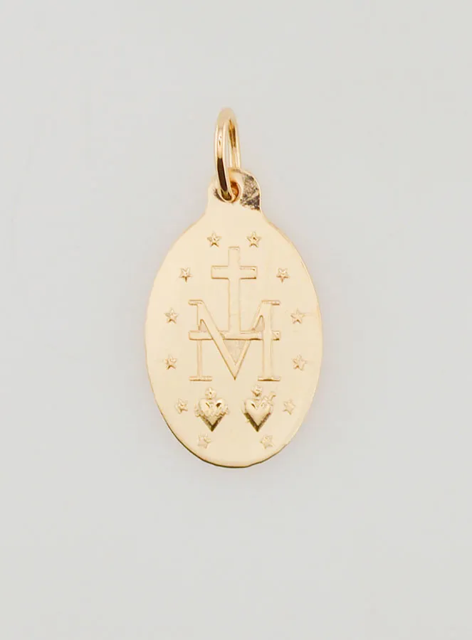 Wonderdadige Medaille van 925 Sterling Zilver - 18mm (pic 4)