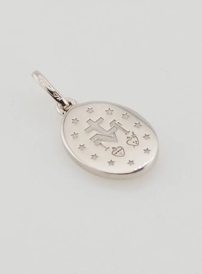 Wonderdadige Medaille Zilver en Wit Emaille (pic 4)