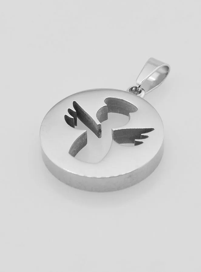 Opengewerkte Hanger Beschermengel van Roestvrij Staal - 18mm (pic 4)