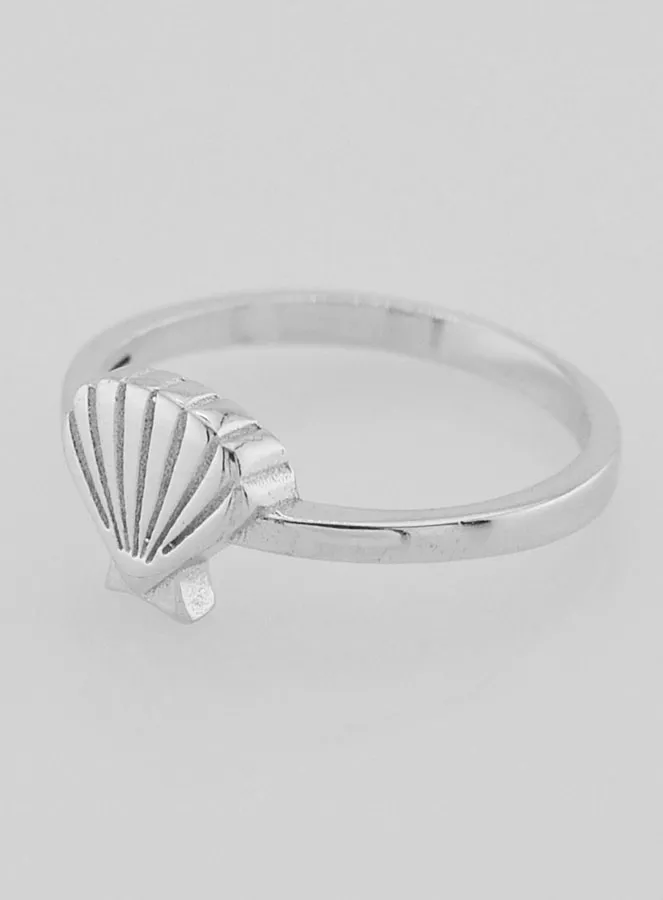 Zilveren Ring Sint Jakobs Schelp - Maat 52 (pic 2)