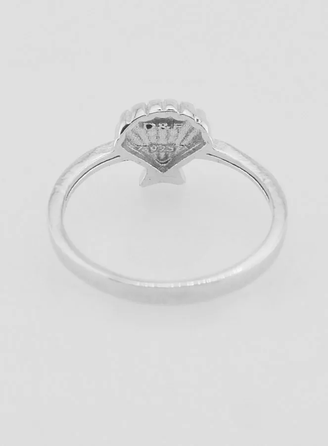 Zilveren Ring Sint Jakobsschelp van Compostela - Maat 54 (pic 4)