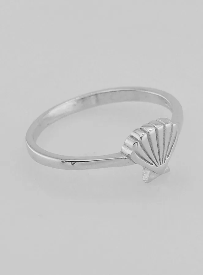 Zilveren Ring Sint Jakobs Schelp - Maat 60 (pic 3)