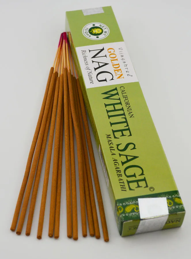 Indische Wierook Witte Salie - 15g (pic 2)