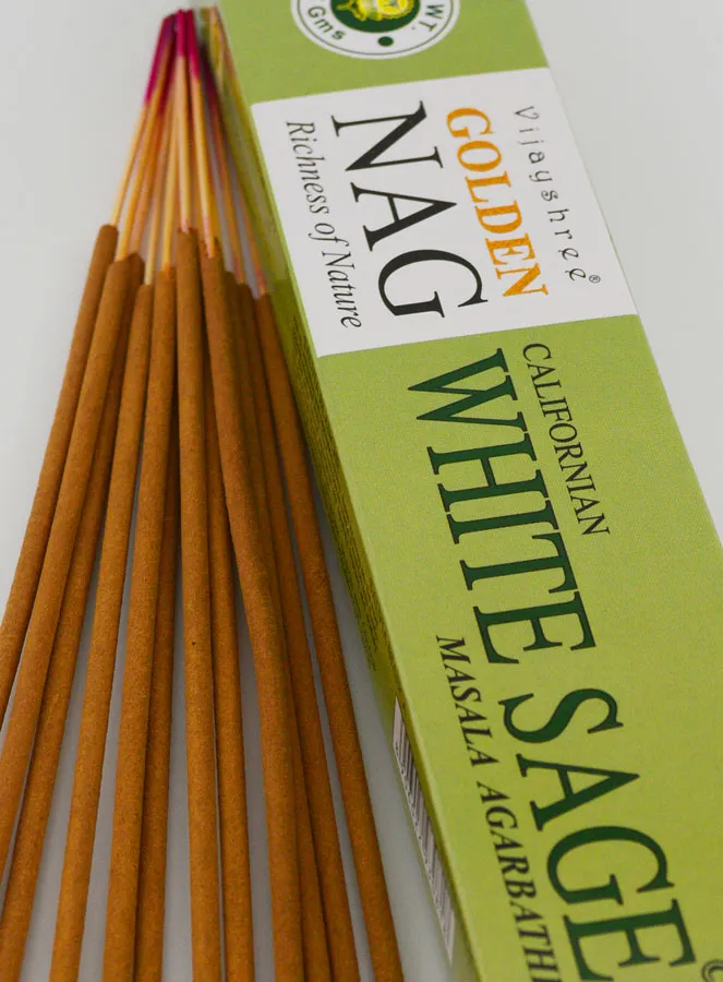 Indische Wierook Witte Salie - 15g (pic 4)