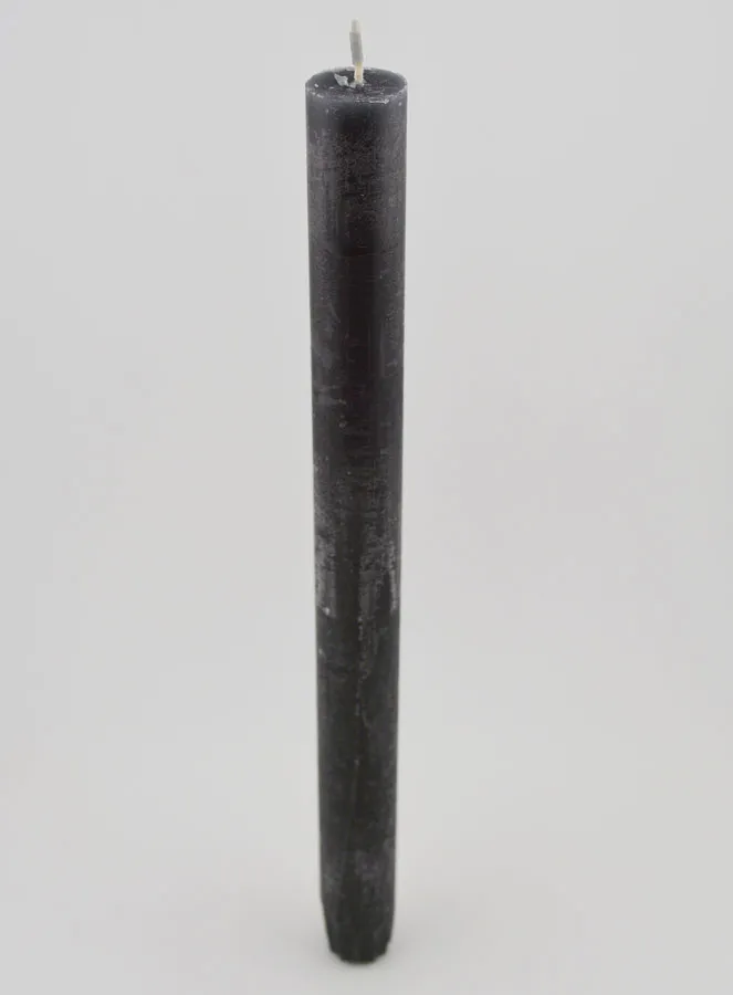 Doorgekleurde Kaars 27cm - Grijs (pic 2)