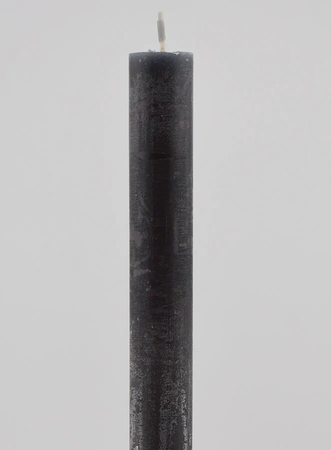 Doorgekleurde Kaars 27cm - Grijs (pic 3)