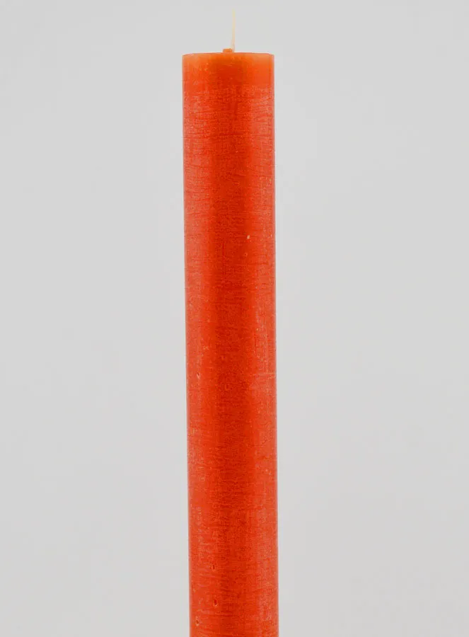 Doorgekleurde Kaars 27cm - Oranje (pic 3)