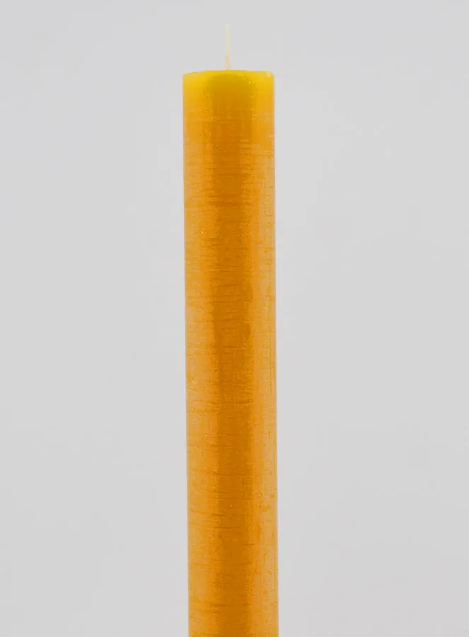 Doorgekleurde Kaars 27cm - Honing Geel (pic 3)