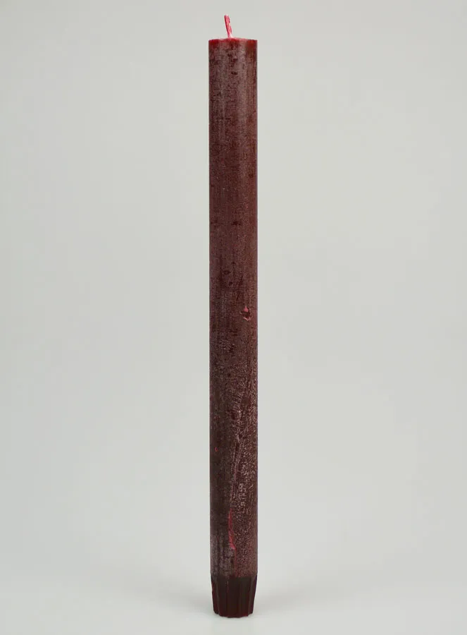 Doorgekleurde Gebedskaars - Fluweel Rood (pic 1)