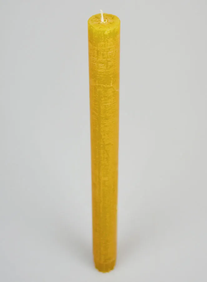 Doorgekleurde Gebedskaars - Honing Geel (pic 2)