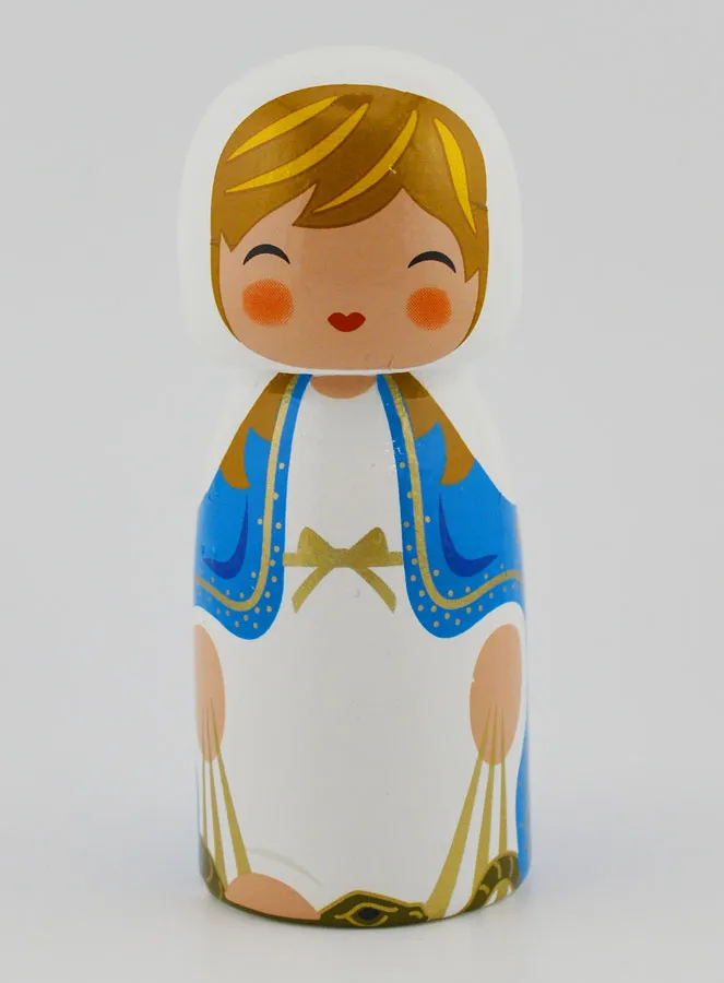 Beeldje van Maria Wonderdadige - 10cm (pic 1)