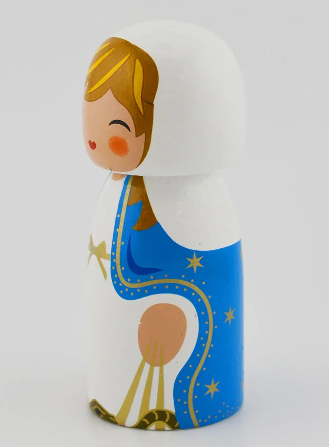 Beeldje van Maria Wonderdadige - 10cm (pic 2)