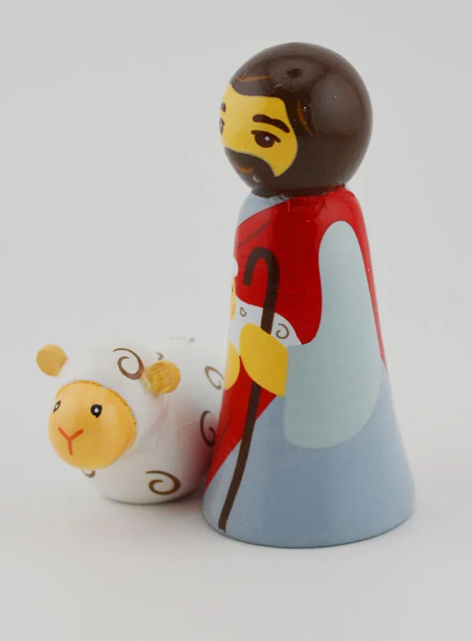 Beeld van Jezus Christus de Goede Herder en Schaap (pic 3)