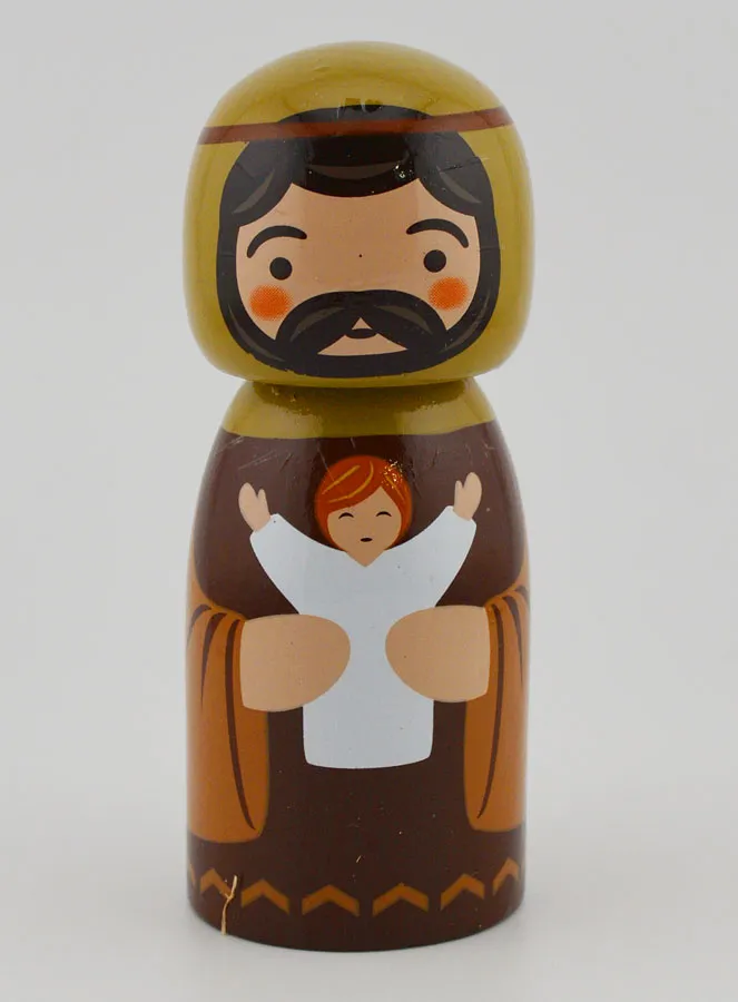 Beeld van Sint Jozef - 10cm (pic 1)