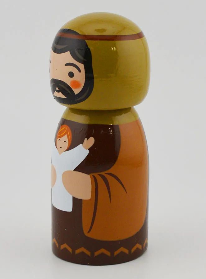 Beeld van Sint Jozef - 10cm (pic 2)