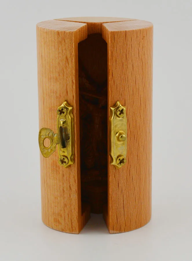 Massief Houten Drieluik - Sint Michaël (pic 4)