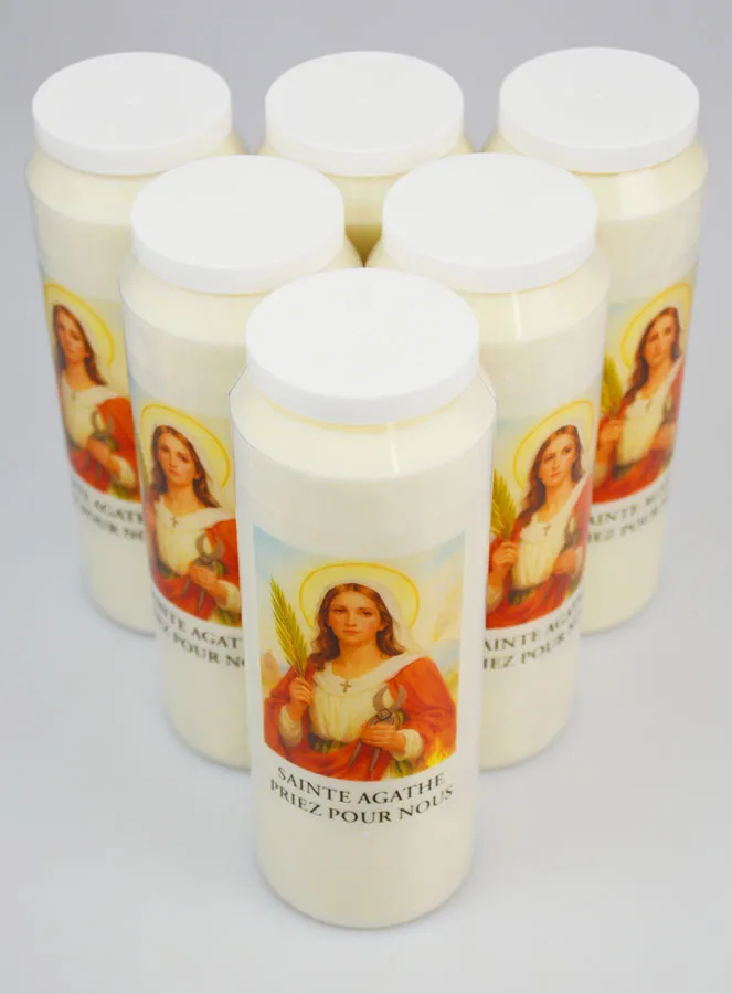 Set 6 Noveenkaarsen tot de Heilige Agatha (pic 3)