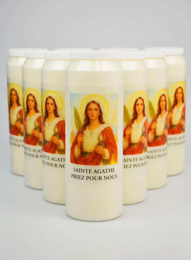Set 10 Noveenkaarsen tot de Heilige Agatha (pic 1)