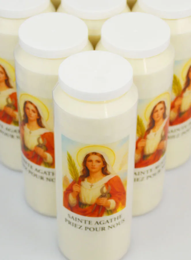 Set 10 Noveenkaarsen tot de Heilige Agatha (pic 4)