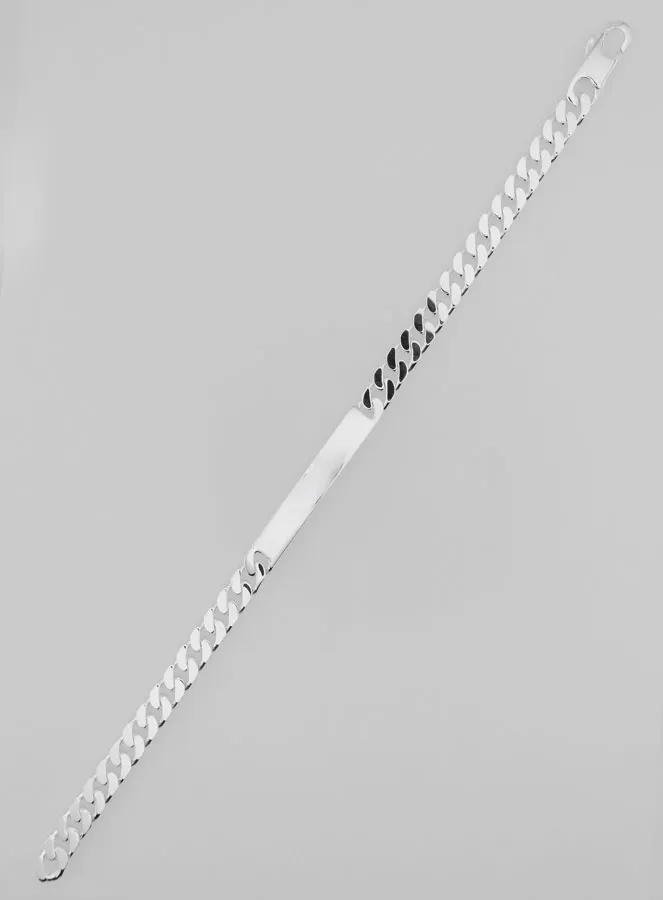 Zilveren Heren Armband - Breedte 5mm (pic 1)