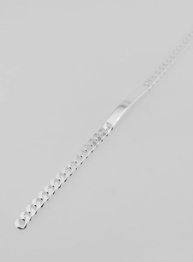 Zilveren Heren Armband - Breedte 5mm (pic 2)