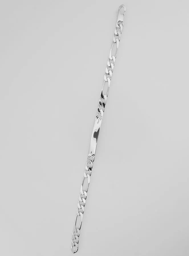 Zilveren Armband voor Heren - Figaro Schakel 5mm (pic 1)