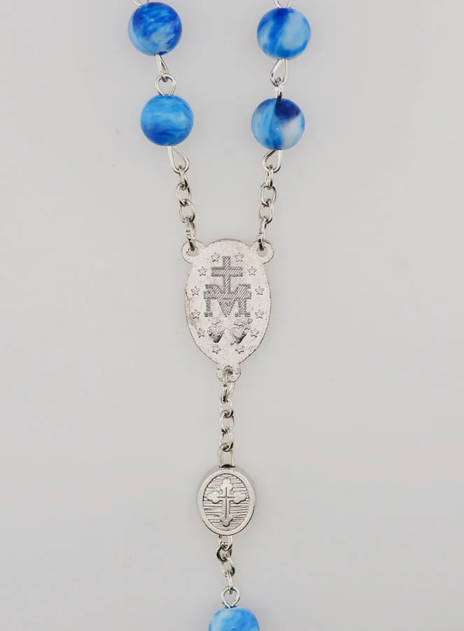 Rozenkrans Wonderdadige Medaille - Licht Blauw (pic 4)