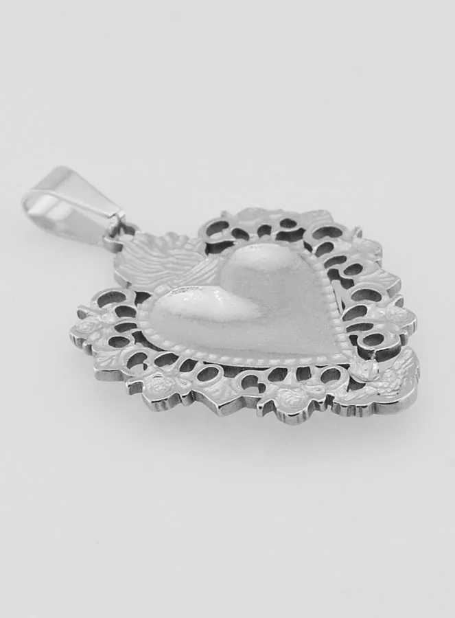 Grote Ex Voto Hanger van Roestvrij Staal - 37mm (pic 4)