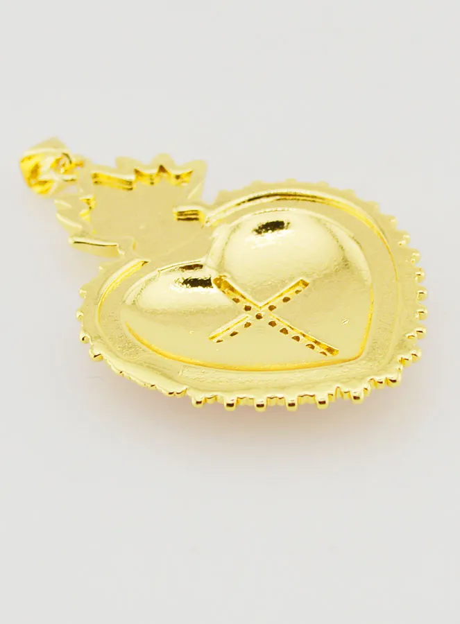 Ex-Voto Hanger Rood en Goud - 40mm (pic 4)