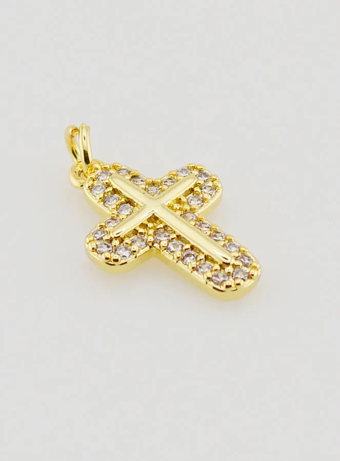 Hanger Afgerond Kruis - 15mm (pic 3)