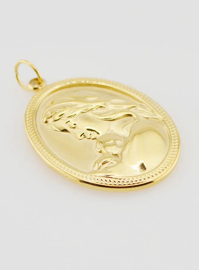 Medaillon Maria met Kind Ovaal - 25mm (pic 3)