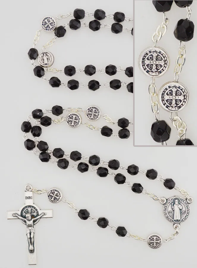 Rozenkrans Medaille van Sint Benedictus (pic 1)